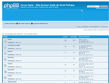 Tablet Screenshot of forum.web-docteur.com